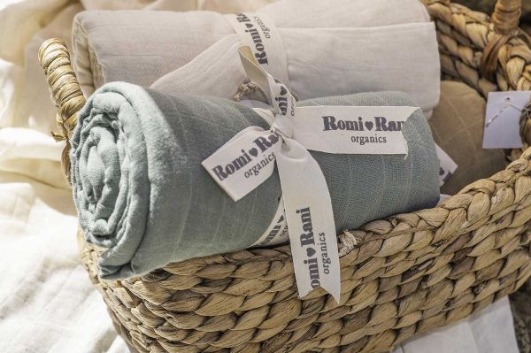 100% ORGANIC COTTON BABY SWADDLES 4 Colors