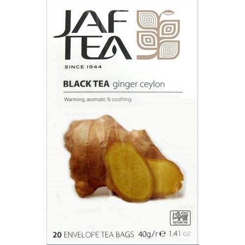 Jaf Tea Ginger Ceylon Black Tea, 40 GR