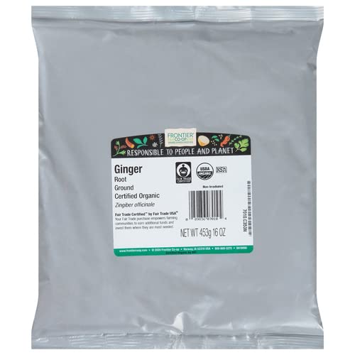 FRONTIER HERB GINGER ROOT PWDR ORG CFT 16 OZ