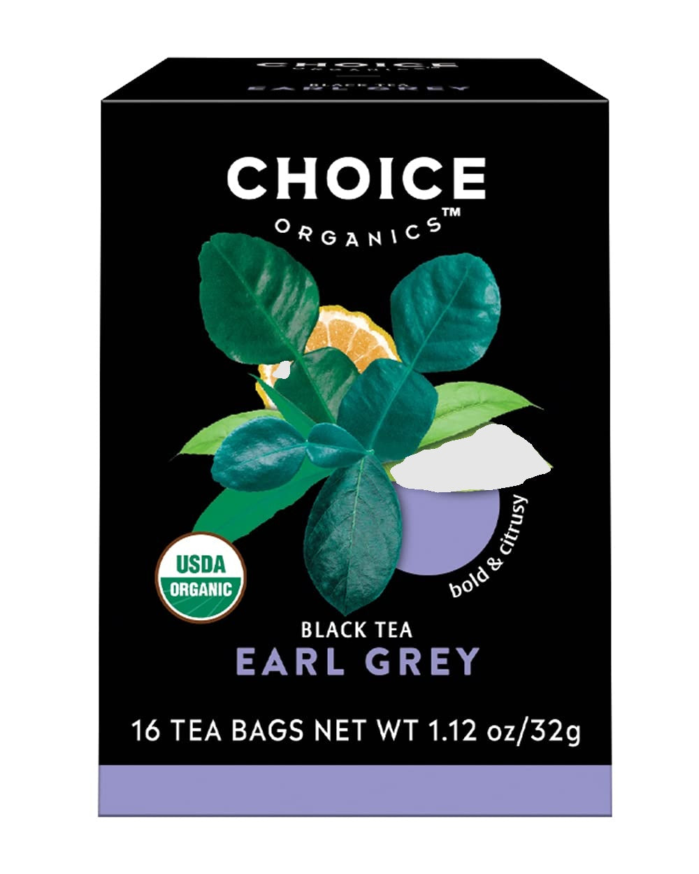 Choice Tea Earl Grey Tea, 16 ct, 3 pk