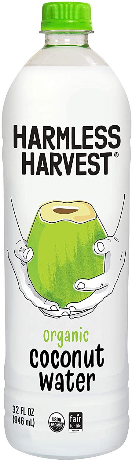 Harmless Harvest Raw Organic Coconut Water, 32 Oz Bottle