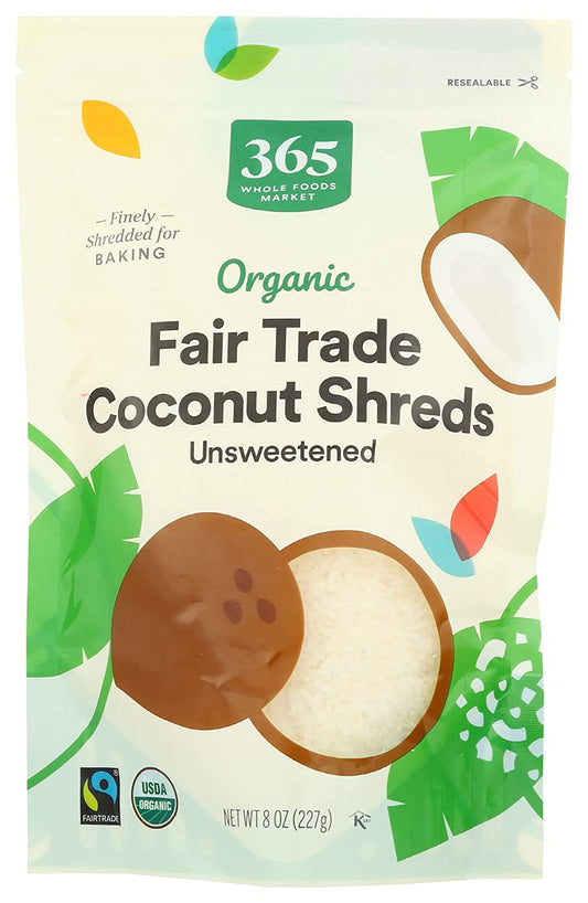 365 by Whole Foods Market, Organic Shredded Coconut, 8 Ounce