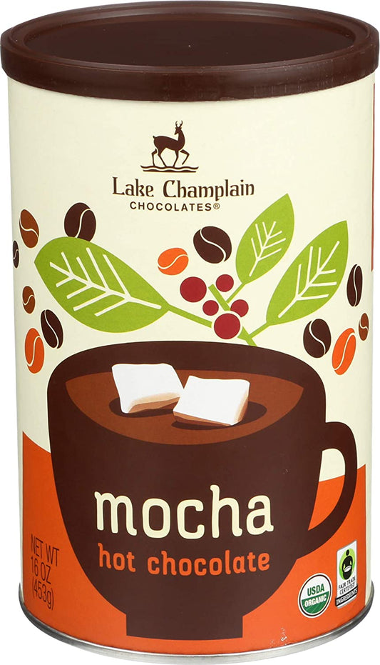 Lake Champlain Chocolates Mocha Hot Chocolates,Net wt 16 oz