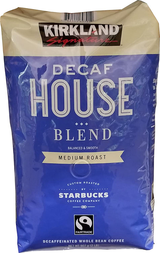 Kirkland Signature Starbuck Decaf, Whole Bean, 40 Ounce