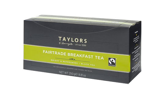 Taylors of Harrogate Fairtrade Breakfast, 100 Count (Pack of 1)