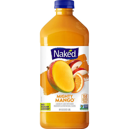 Naked, Mighty Mango Juice, 64 Fl Oz Bottle