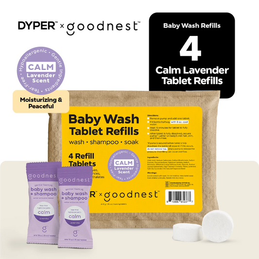 Baby Wash Tablet Refills by DYPER x Goodnest