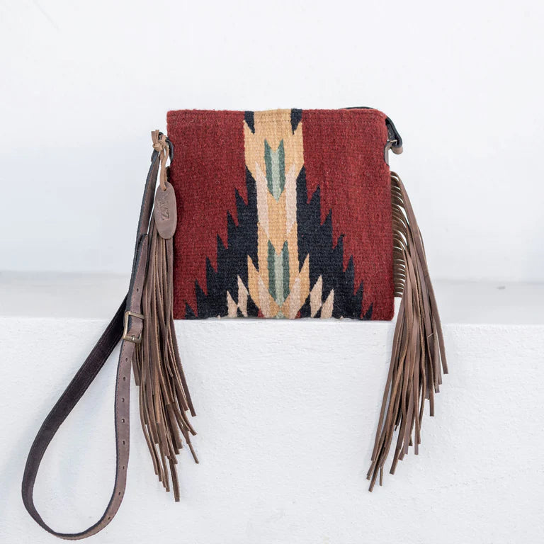 Shadow Wool Fringe Bag