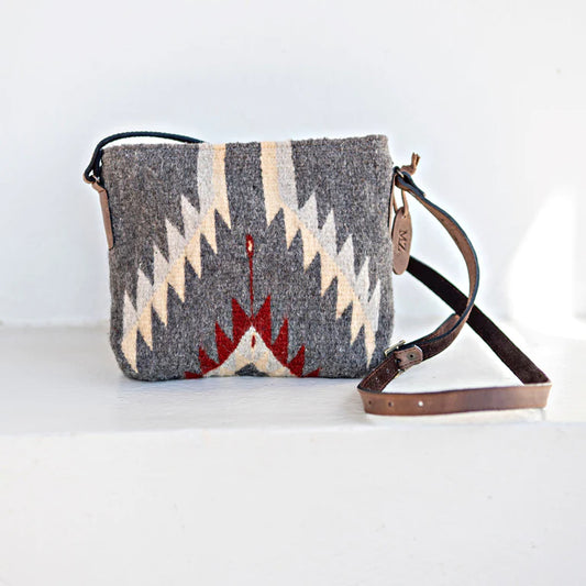 Stormy Skies Wool Crossbody Bag